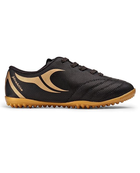 Pine Active Lace Up Football Shoes With Logo Design - White