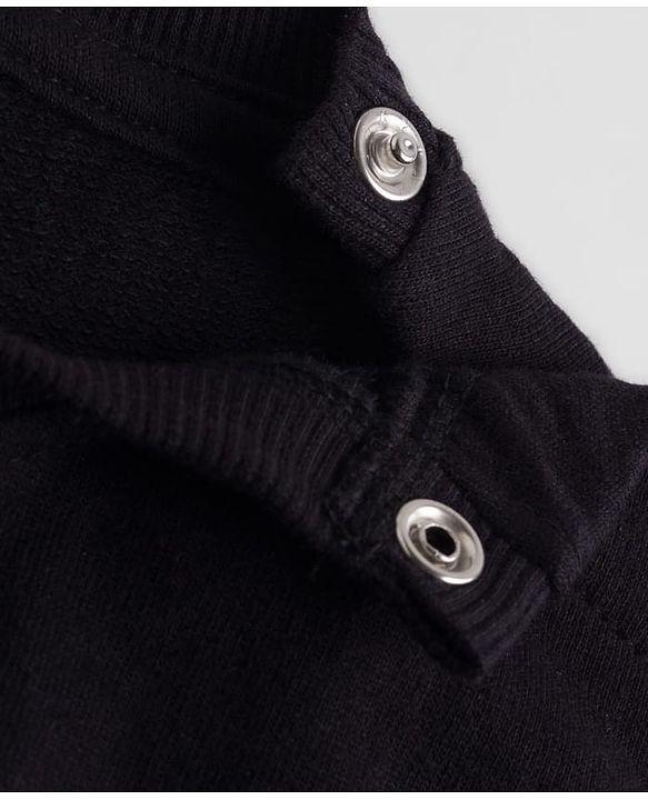 Babyhug Cotton Knit Full Sleeves T-Shirt With Text Print - Black