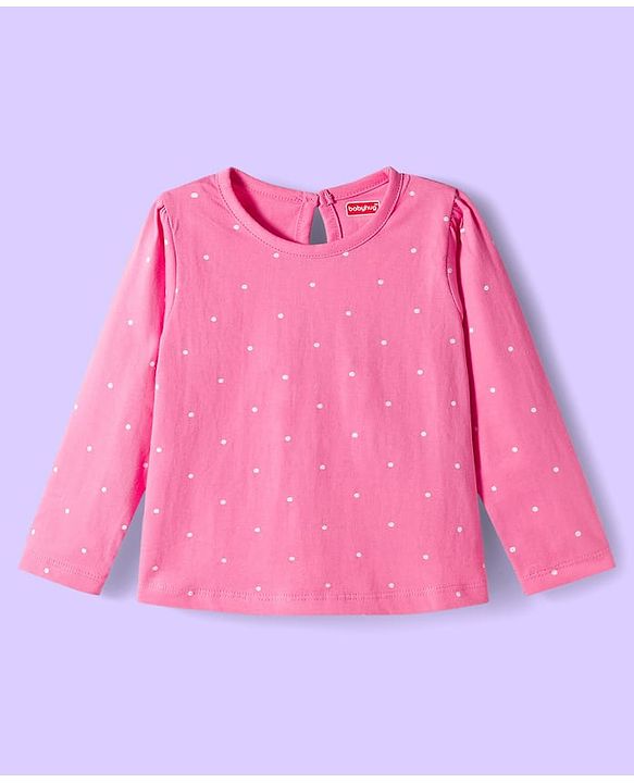 Babyhug 100% Cotton Single Jersey Knit Full Sleeves T-Shirt With Floral & Animal Print Pack Of 3 - Navy Blue Pink & White