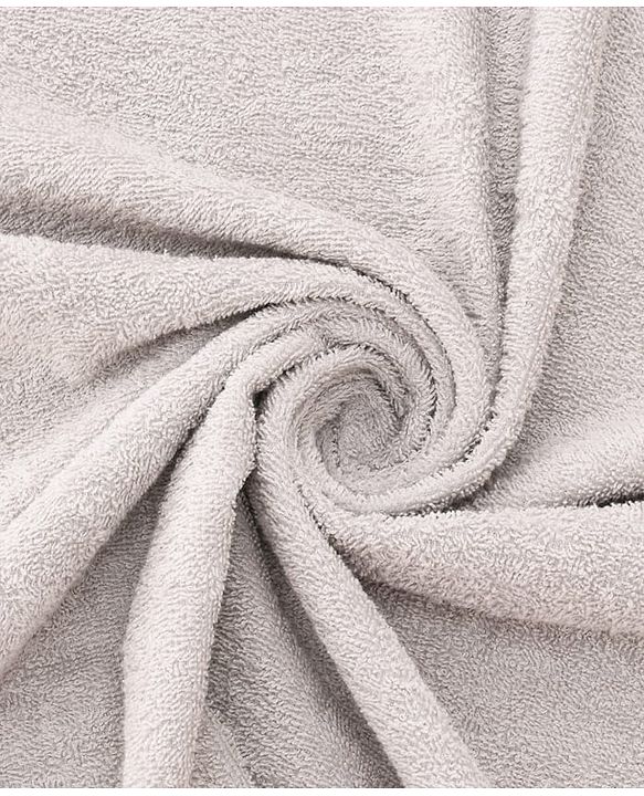Babyhug Cotton Terry Woven Hooded Bath Towel with Koala Print L 73 x B 73 cm - Light Grey