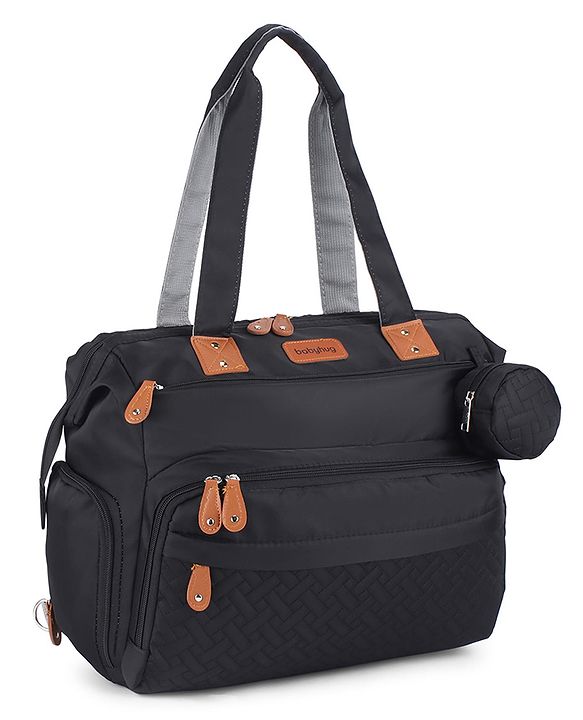 Babyhug 2-in-1 Premium Quilted Multifunctional Tote & Backpack for Travel-  Beige| Convertible Carry| Independent Shoe Compartment| Dry & Wet Separation|Insulated Bottle Pouch|Large Capacity Organizer