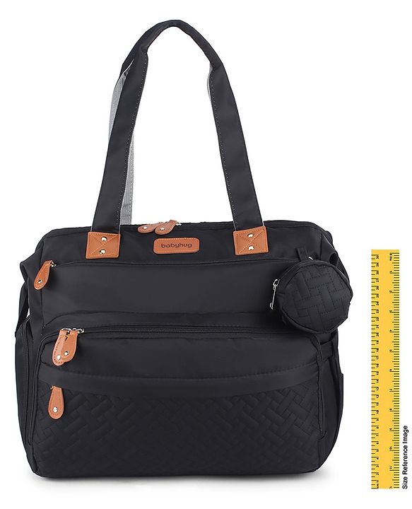 Babyhug 2-in-1 Premium Quilted Multifunctional Tote & Backpack for Travel-  Beige| Convertible Carry| Independent Shoe Compartment| Dry & Wet Separation|Insulated Bottle Pouch|Large Capacity Organizer