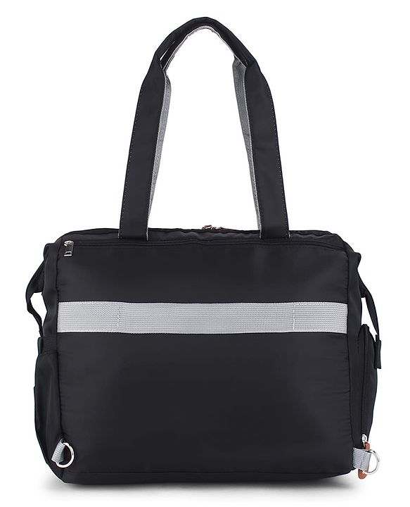 Babyhug 2-in-1 Premium Quilted Multifunctional Tote & Backpack for Travel-  Beige| Convertible Carry| Independent Shoe Compartment| Dry & Wet Separation|Insulated Bottle Pouch|Large Capacity Organizer