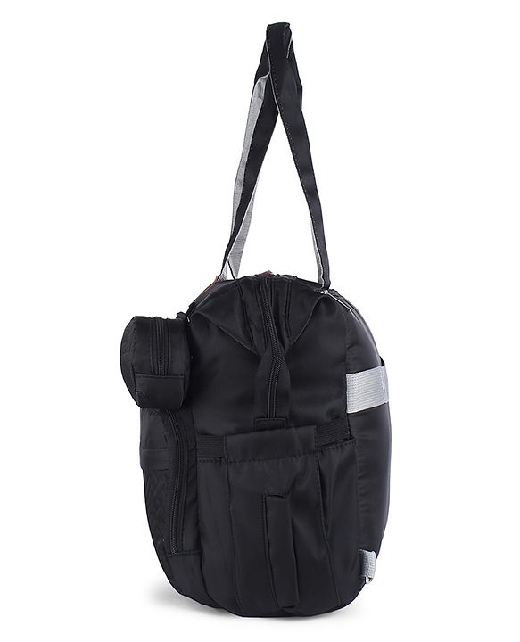 Babyhug 2-in-1 Premium Quilted Multifunctional Tote & Backpack for Travel-  Beige| Convertible Carry| Independent Shoe Compartment| Dry & Wet Separation|Insulated Bottle Pouch|Large Capacity Organizer