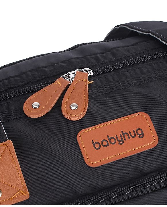 Babyhug 2-in-1 Premium Quilted Multifunctional Tote & Backpack for Travel-  Beige| Convertible Carry| Independent Shoe Compartment| Dry & Wet Separation|Insulated Bottle Pouch|Large Capacity Organizer