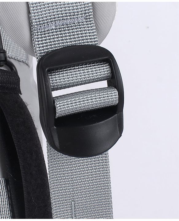 Babyhug Quilted Multipurpose Diaper Backpack with Changing Mat - Grey| Detachable Pacifier Pouch| Adjustable Shoulder Straps| Spacious Multi-Compartment Storage| Wipes Dispenser| Side Bottle Pocket