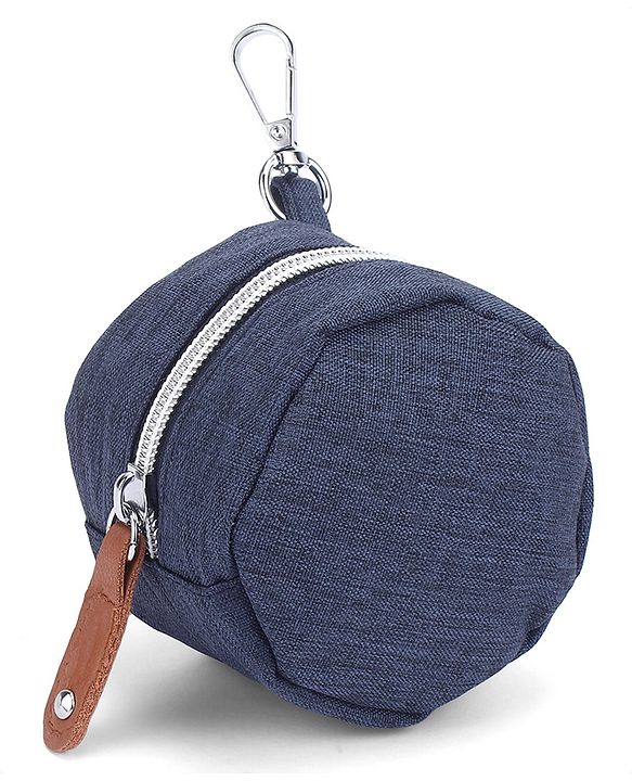 Babyhug Premium Quilted Multipurpose Stylish Diaper Backpack| Water Resistant| Insulated Bottle Pouches| Side Bottle Pocket| Wipes Dispenser| Detachable Pacifier Case| Stroller Clip - Blue