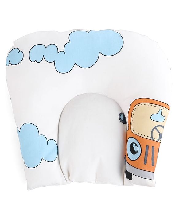 Babyhug 100% Cotton Baby Mattress with Mosquito Net Transport Print - Beige| Soft and Comfortable| Easy Access| Foldable & Travel Friendly| Newborn Gifting Option| Use on Floor Cribs Cots or Cradle