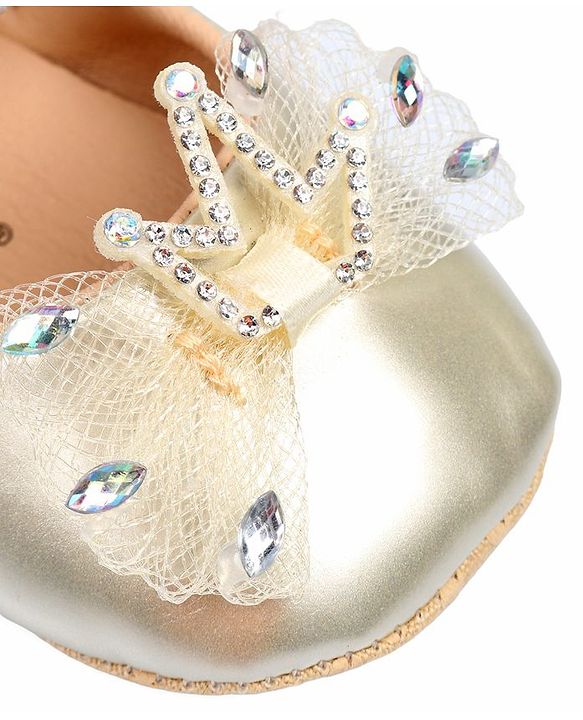 Cute Walk by Babyhug Booties With Bow Applique - Pink