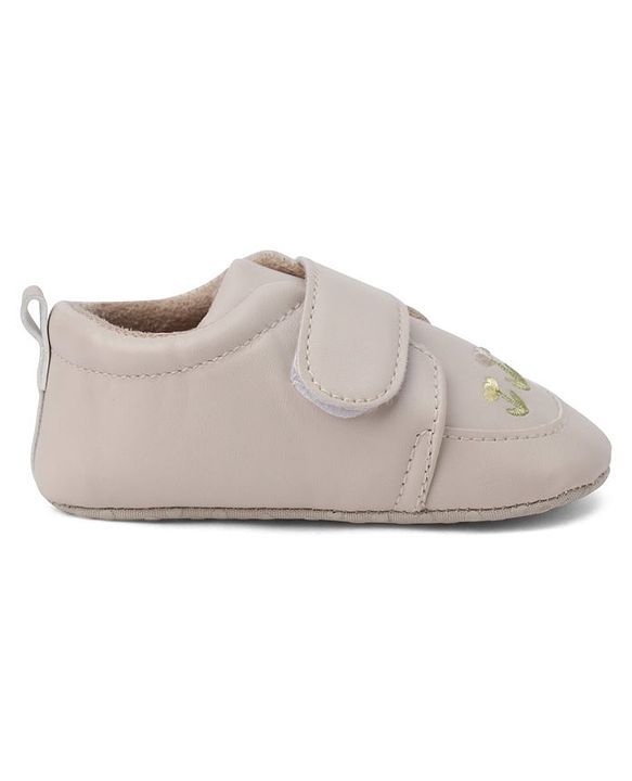 Cute Walk by Babyhug Booties With Floral Embriodery - Pink