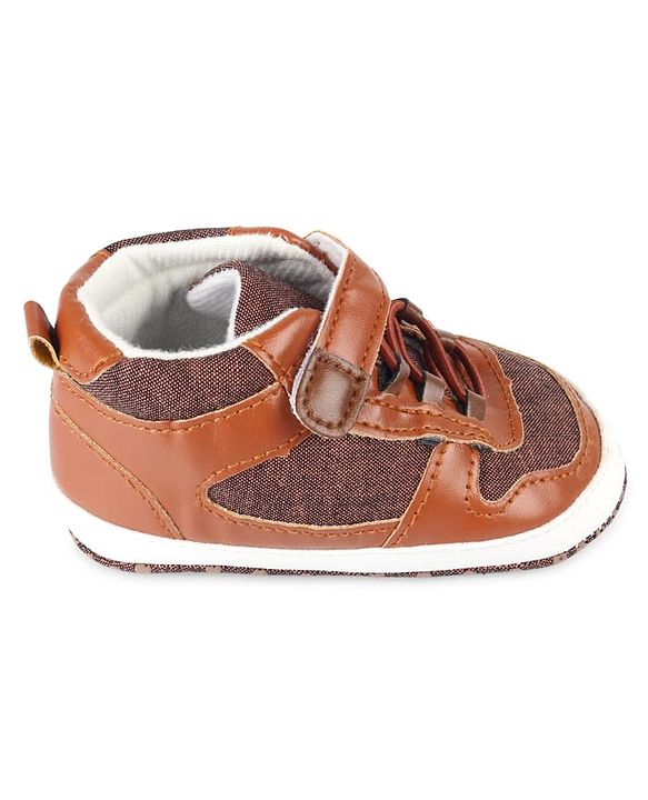 Cute Walk by Babyhug Velcro Closure Booties - Brown