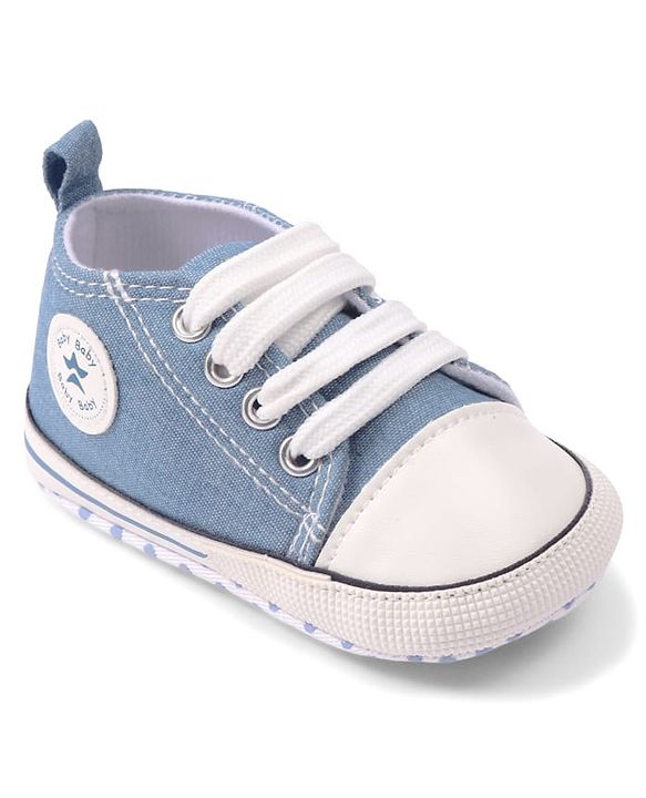 Cute Walk by Babyhug Slip On Booties - Blue