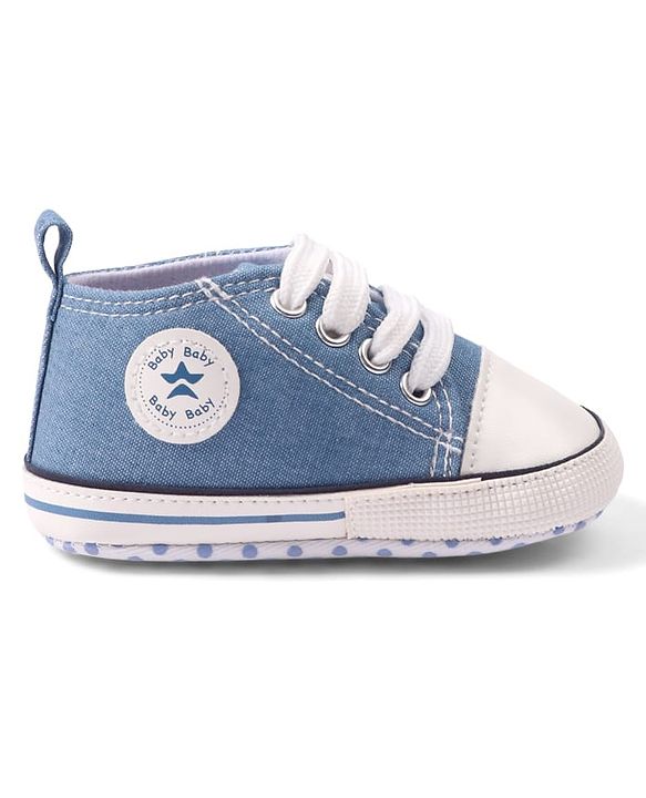 Cute Walk by Babyhug Slip On Booties - Blue