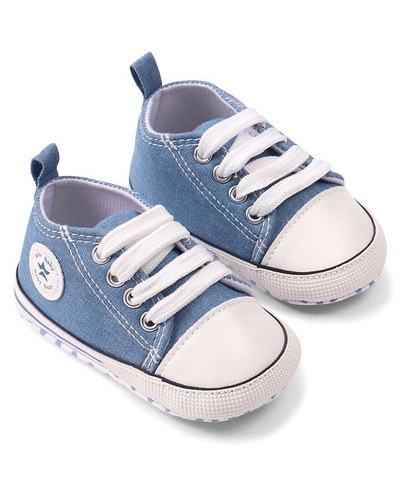 Cute Walk by Babyhug Slip On Booties - Blue
