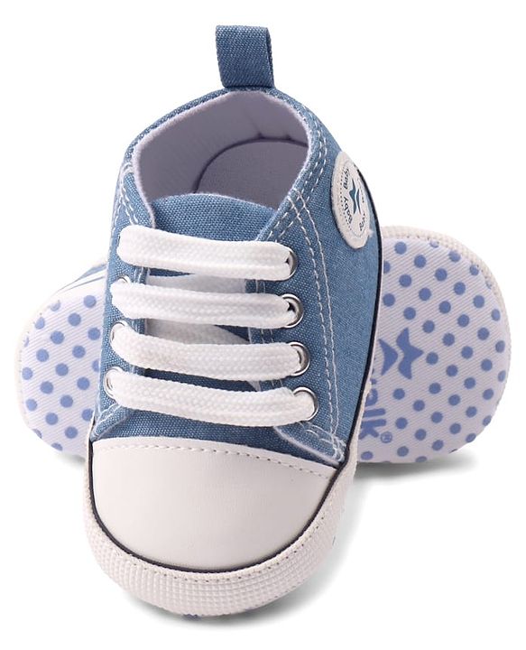 Cute Walk by Babyhug Slip On Booties - Blue