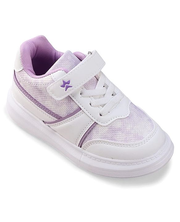 Cute Walk by Babyhug Velcro Closure Sneakers with Lace Detailing - Pink