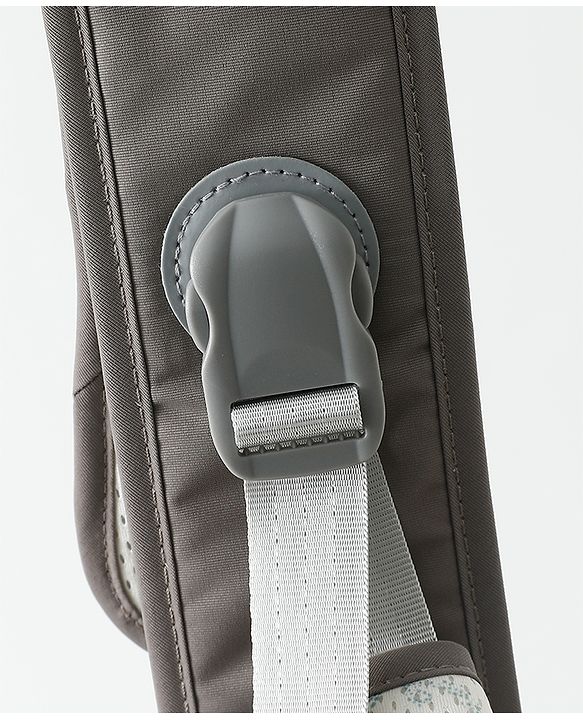 Babyhug AirEase 5-in-1 Hip Seat Baby Carrier - Grey| Lightweight & Breathable| Ergonomic Support| Foldable Head Support| Multiple Carry Positions| Carrying Capacity 15 kg| Optimum Weight Distribution