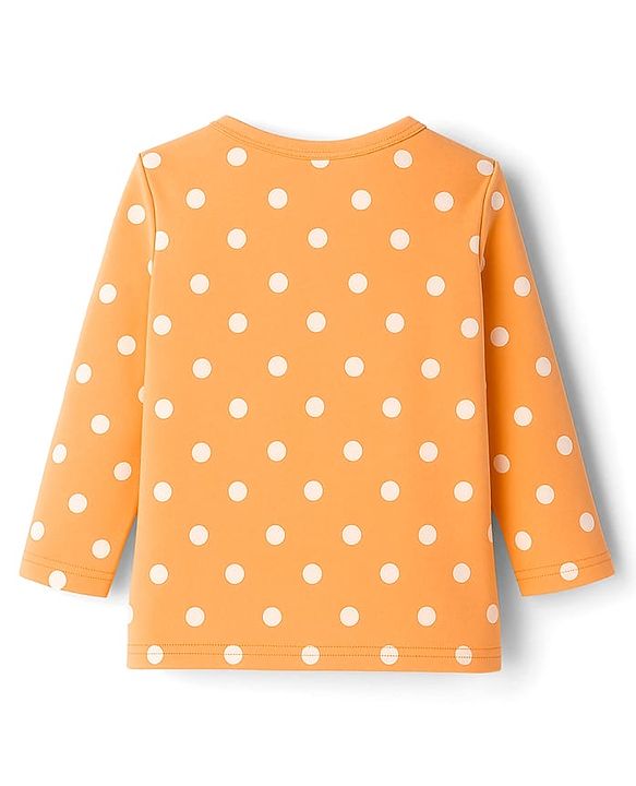Babyhug 100% Cotton Knit Full Sleeves Front Open Jhablas with Floral & Polka Dot Print Pack of 3 - Pink & Orange
