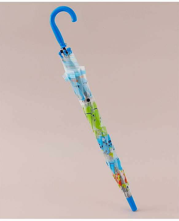 Babyhug Free Size Dino Printed Umbrella - Blue