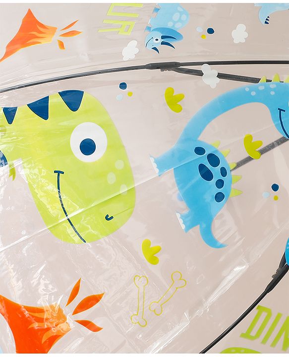 Babyhug Free Size Dino Printed Umbrella - Blue
