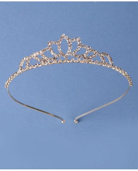 Babyhug Gold Plated Tiara Hairband - Golden