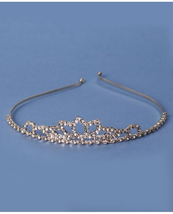 Babyhug Gold Plated Tiara Hairband - Golden