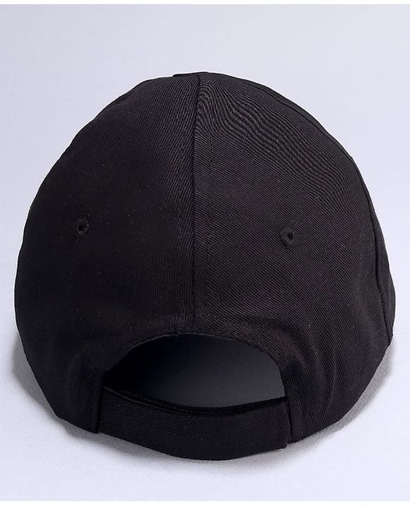 Pine Kids Marvel Cotton Woven Summer Cap with Avengers Graphic Black - Diameter 20 cm