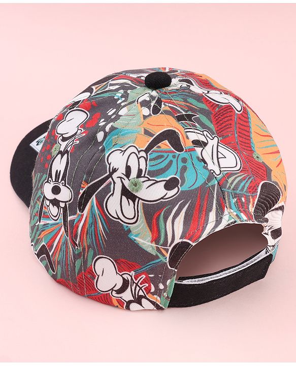 Babyhug Disney Summer Cap with Mickey Mouse Print Multicolor - Diameter 16 cm