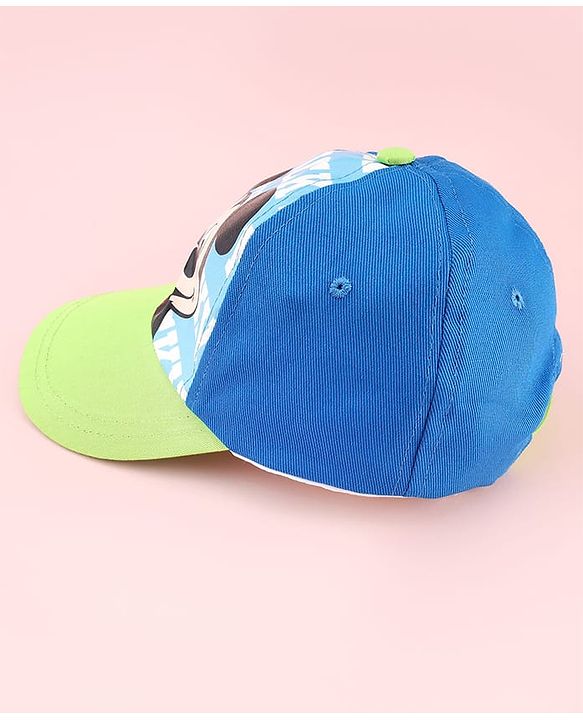 Babyhug Disney Summer Cap with Mickey Mouse Graphic Multicolor - Diameter 16 cm