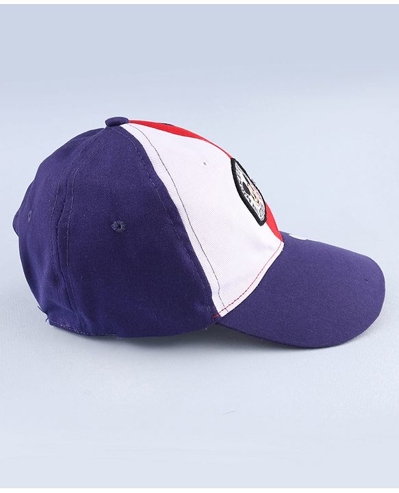 Babyhug Disney Cotton Woven Summer Cap with Mickey Mouse Graphic Multicolor - Diameter 16 cm