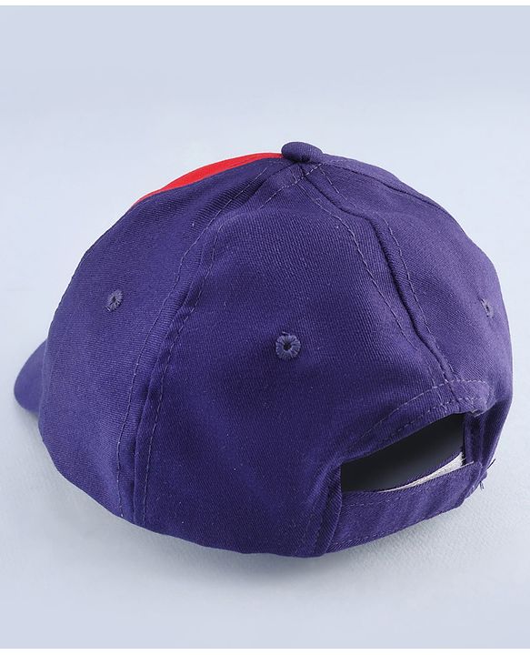 Babyhug Disney Cotton Woven Summer Cap with Mickey Mouse Graphic Multicolor - Diameter 16 cm