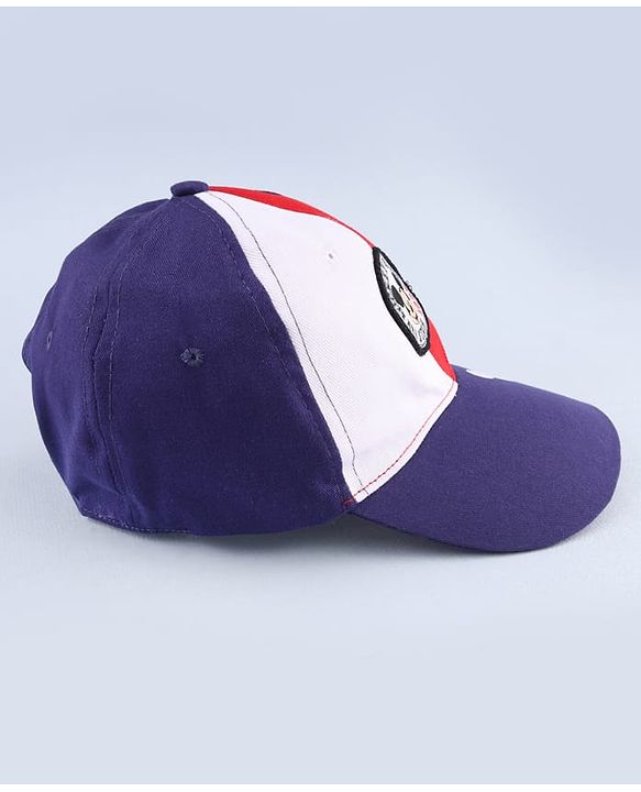 Babyhug Disney Cotton Woven Summer Cap with Mickey Mouse Graphic Multicolor - Diameter 16 cm