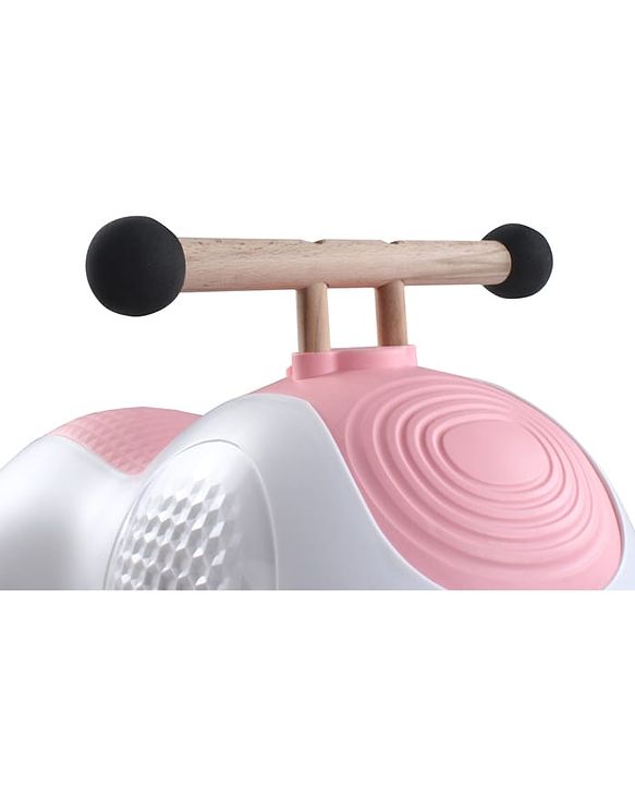 Babyhug Peanut Musical Ride-On for Kids - Pink| Fun Light & Music| Foot-to-Floor Operation| Safe with Round Edges| Sturdy Build|  Comfortable Seat| Indoor & Outdoor Play Toy