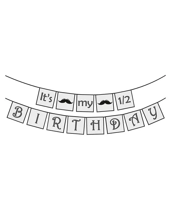 Premium Photo  Black and white birthday party decoration