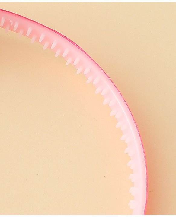 Babyhug Free Size Hair Band With Floral Applique - Pink