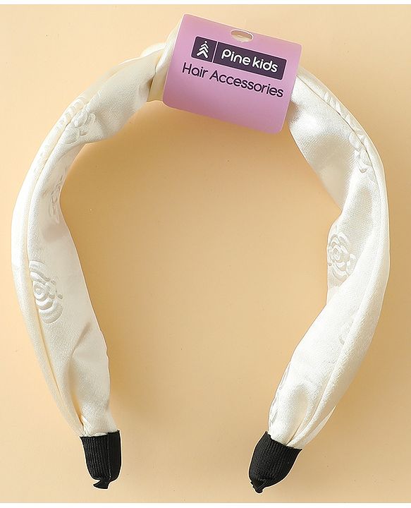Pine Kids Hair Band Free Size - White