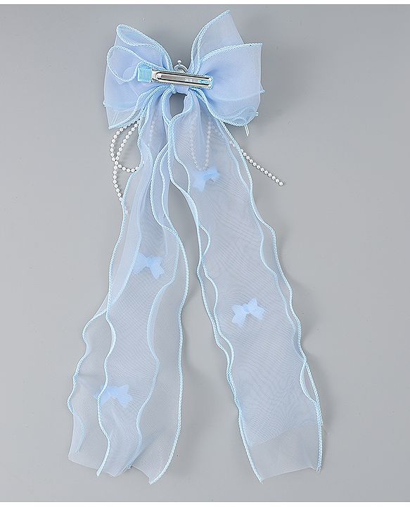 Babyhug Free Size Bow Clip with Crown Applique -  Purple
