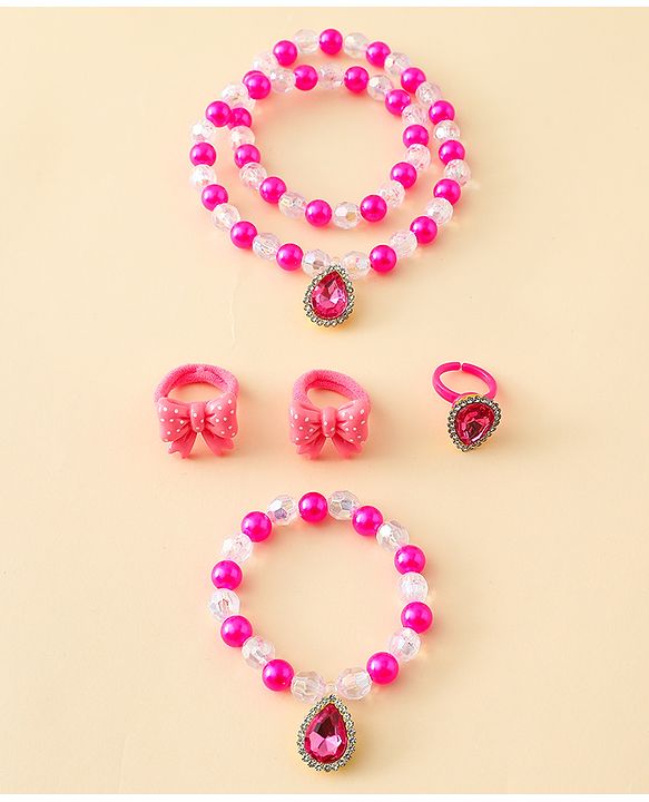 Babyhug Jewellery Set Free Size - Fuchsia