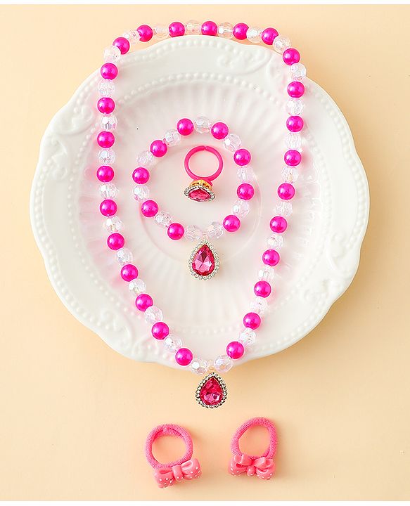 Babyhug Jewellery Set Free Size - Fuchsia