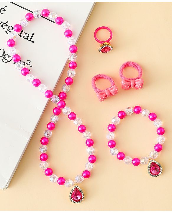 Babyhug Jewellery Set Free Size - Fuchsia