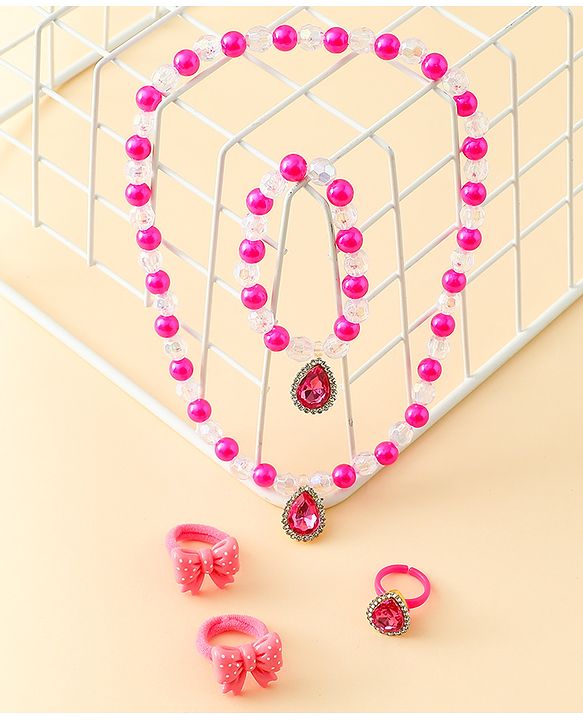 Babyhug Jewellery Set Free Size - Fuchsia