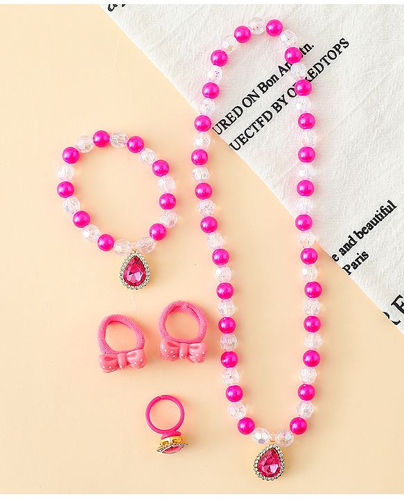 Babyhug Jewellery Set Free Size - Fuchsia