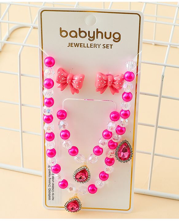 Babyhug Jewellery Set Free Size - Fuchsia