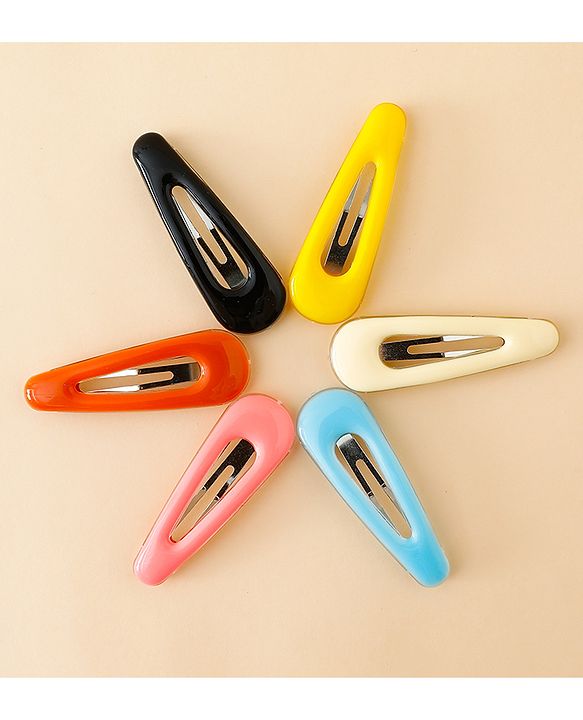 Babyhug Snap Clips Pack of 6 - Multicolor