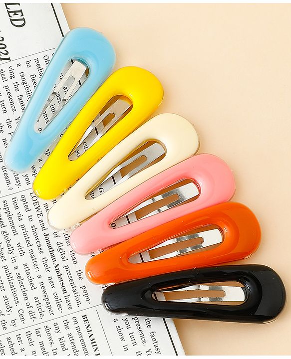 Babyhug Snap Clips Pack of 6 - Multicolor