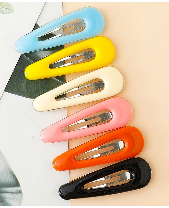 Babyhug Snap Clips Pack of 6 - Multicolor