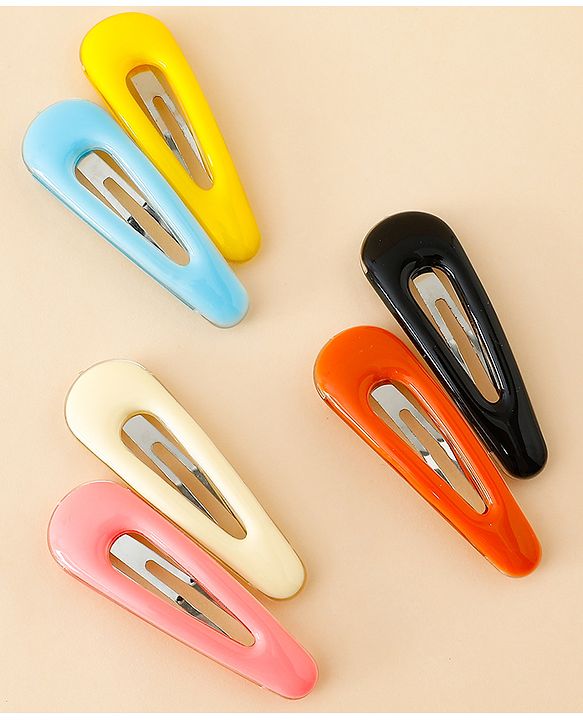 Babyhug Snap Clips Pack of 6 - Multicolor