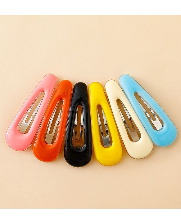 Babyhug Snap Clips Pack of 6 - Multicolor