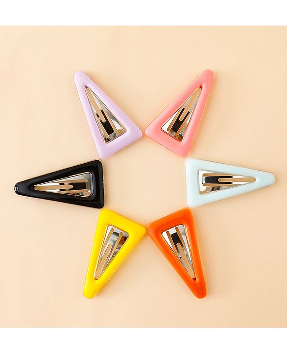 Babyhug Snap Clips Pack of 6 - Multicolor