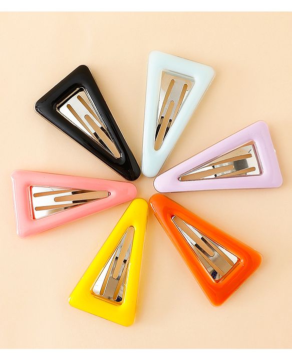 Babyhug Snap Clips Pack of 6 - Multicolor